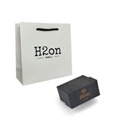 Armband H2on Herr Frammento in Stahl und Gold Diamante 0.07 Ct HOFR06-3K9 - HOFR06-3K9